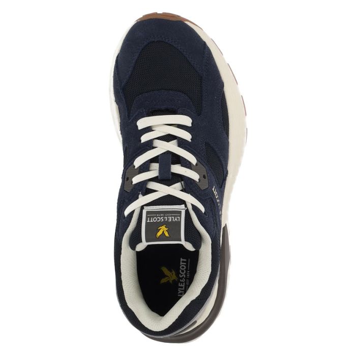 Shop Lyle & Scott Logan Quattro Sneaker Mens Blue | Studio 88