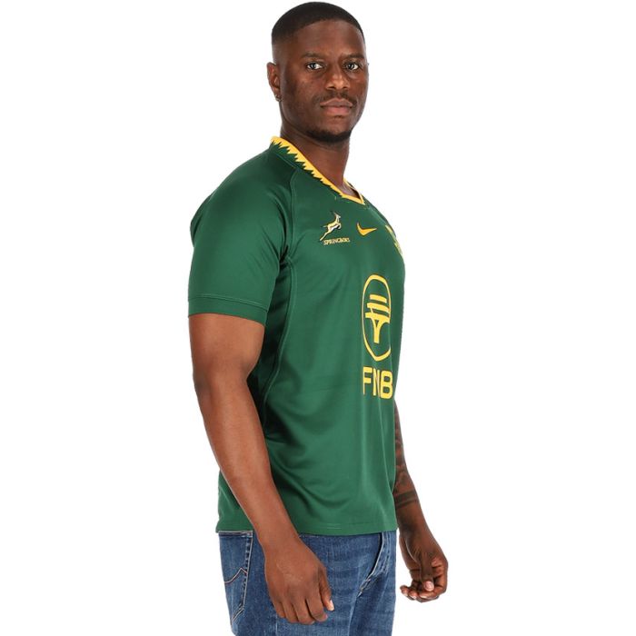 Shop Nike Sprinkboks 25/26 Stadium Home Jerseys Mens Gator Green
