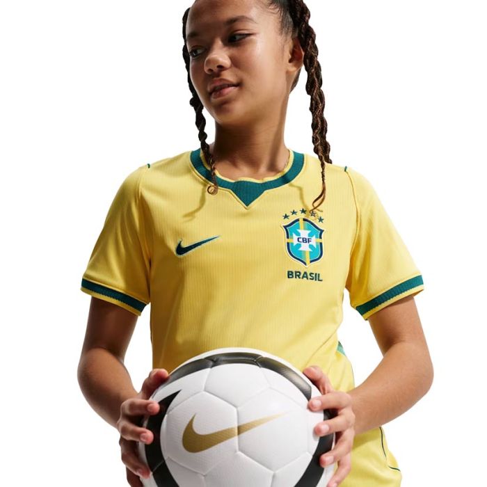Nike Brazil 2026 Stadium Home Jersey Youth Canary Yellow | Studio 88