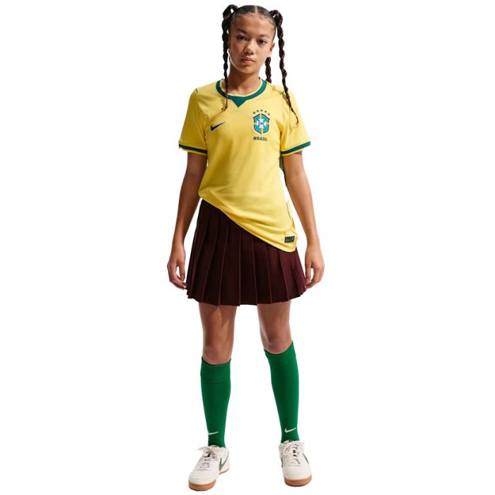 Nike Brazil 2026 Stadium Home Jersey Youth Canary Yellow | Studio 88