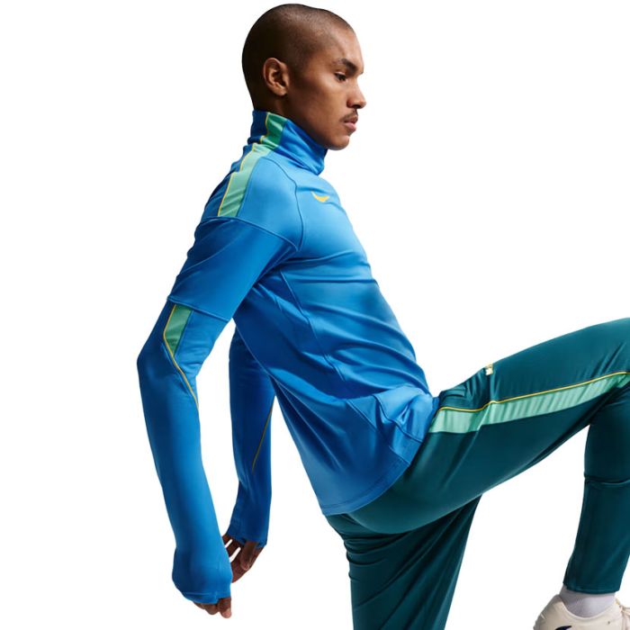 Shop Nike Brazil Strike Dri-FIT Football Drill Tops Mens Light Bl