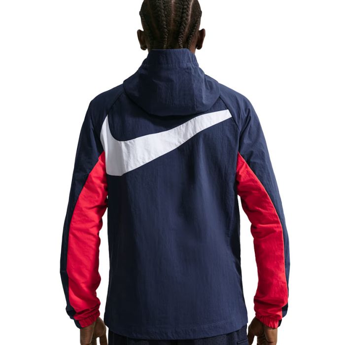 Nike England AWF Woven Soccer Jacket Mens Navy/Red | Studio 88