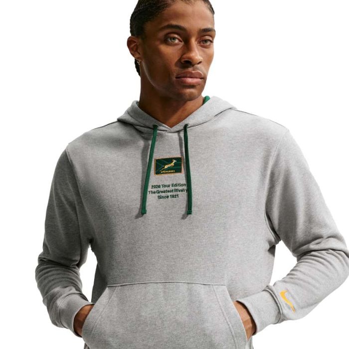 Shop Nike Springboks Hoodie Mens Dark Grey/Gold | Studio 88