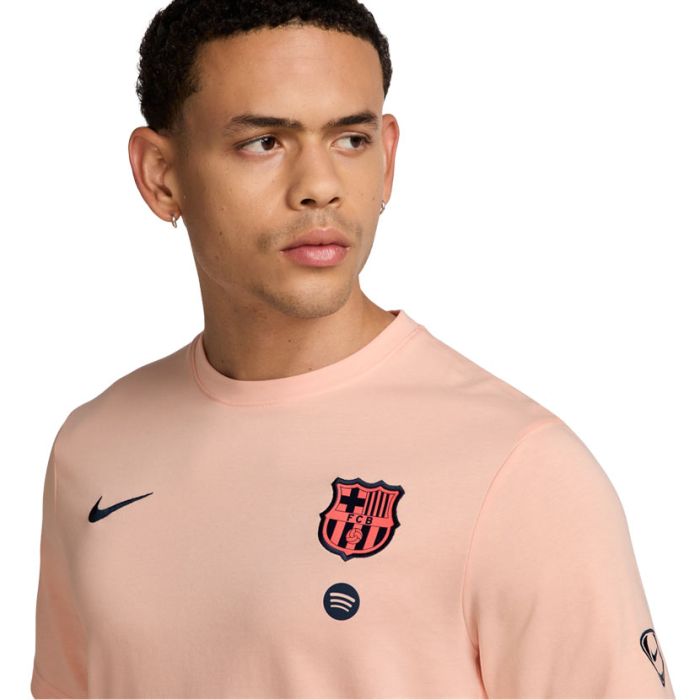 Nike FC Barcelona Primary Third Jersey Mens Coral | Studio 88
