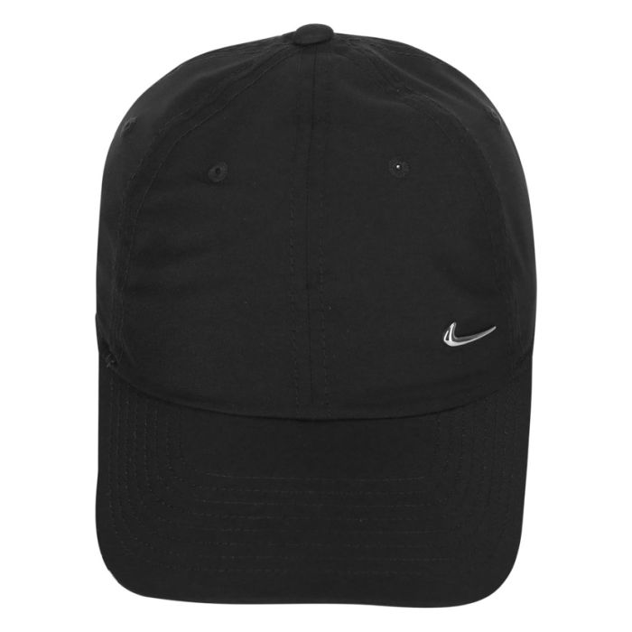 Shop Nike Heritage 86 Metal Swoosh Cap Black Silver Studio 88