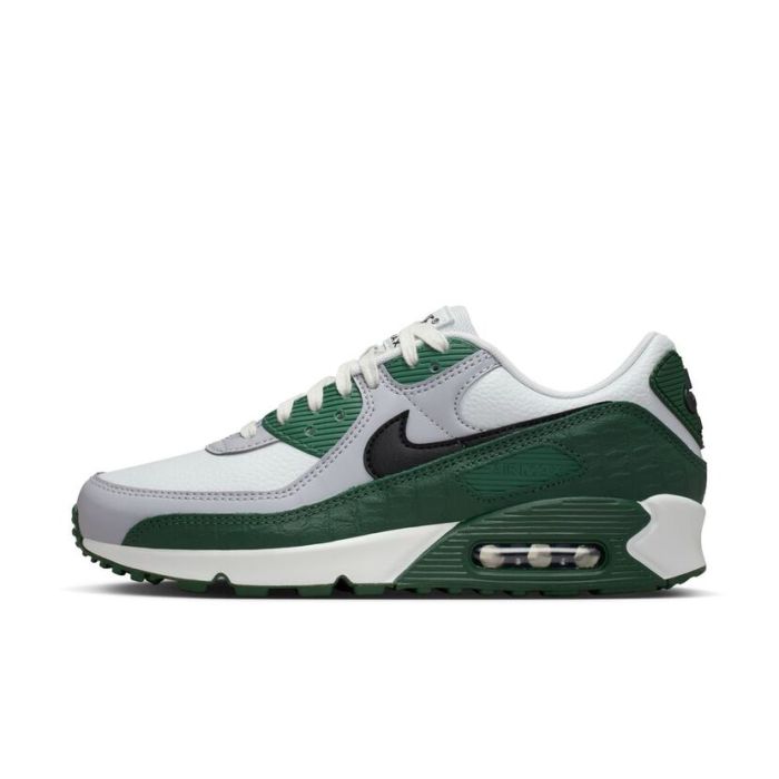 air max 90 white black green