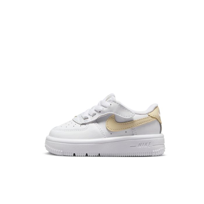 Nike Air Force Low EasyOn Sneaker Infants White/Light Khaki