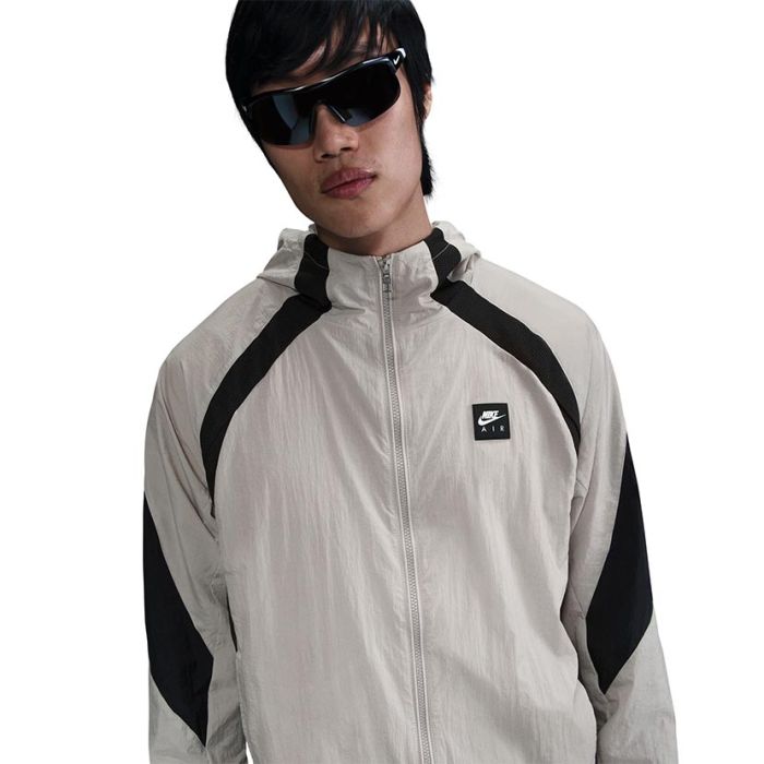 nike black white grey jacket
