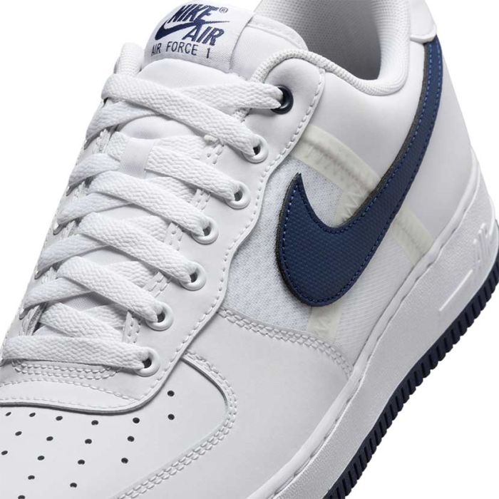 Nike Air Force 07 LV8 Sneaker Mens White/Navy Studio 88