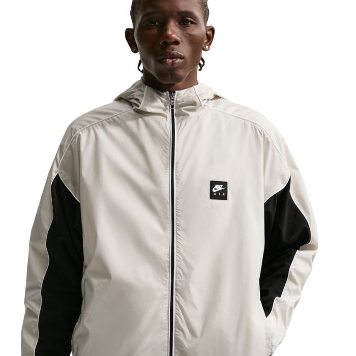Nike Air Full Zip Hybrid Utility Jacket Mens Light Bone | Studio 88