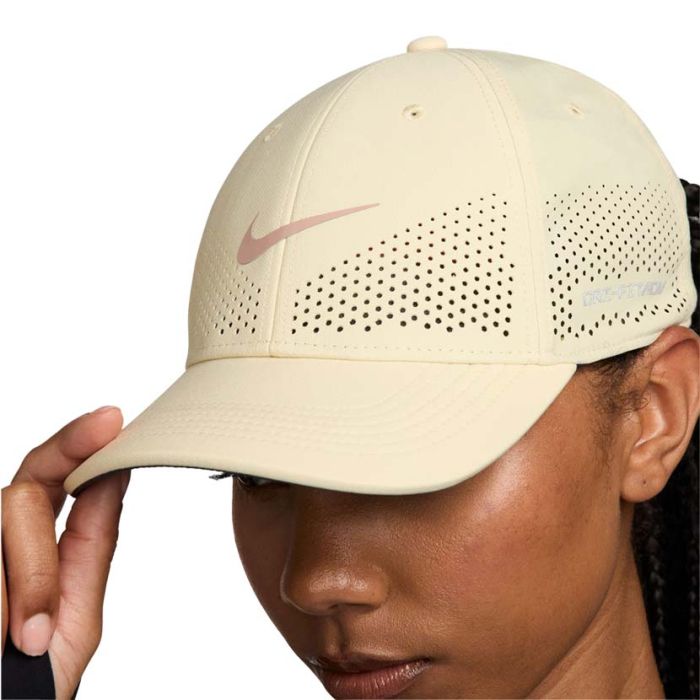 Nike Dri-FIT ADV Club Structured Swoosh Cap Khaki/Pink Studio 88