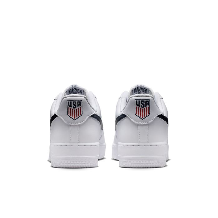 Nike Air Force 1 '07 LV8 Sneaker Mens White/Gold/Navy | Studio 88