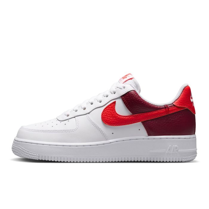Nike Air Force 1 '07 Sneaker Womens White/Red/Crimson | Studio 88