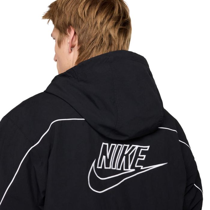 Nike Club Athlete Hooded Jacket Mens Black/White | Studio 88