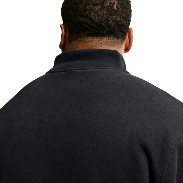 Nike Sportswear Club 1/2 Zip Fleece Top Mens Black/White | Studio 88