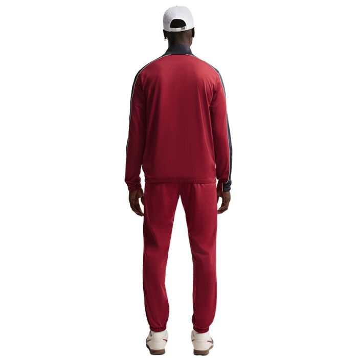 Shop Nike Sportswear Club Poly-Knit Tracksuit Mens Crimson/Navy |