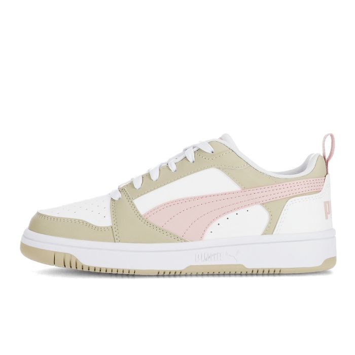 Puma Rebound V6 Low Sneaker Youth White/Mauve | Studio 88