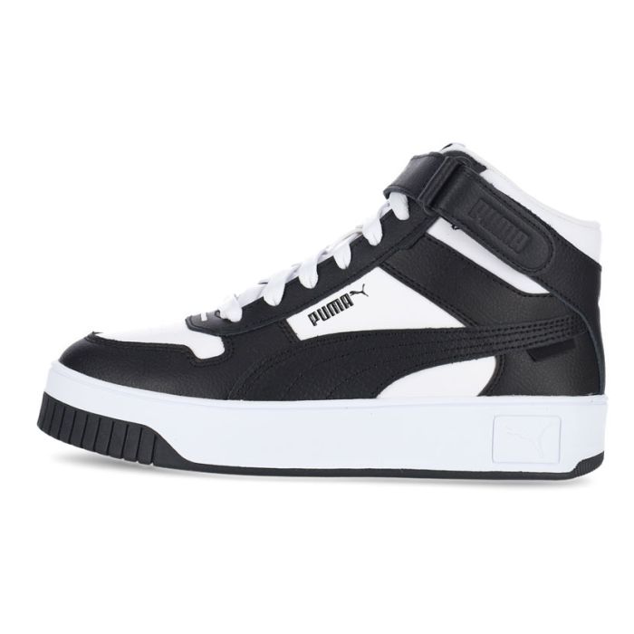 TRINIDAD RICARDOα Shop Puma Carina Street Mid Women's Sneakers White Black