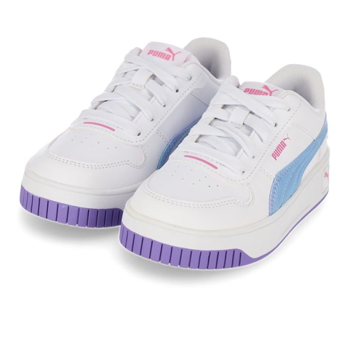 Puma Carina Street Bouncy Sky PS Sneaker Kids White/Lavendar