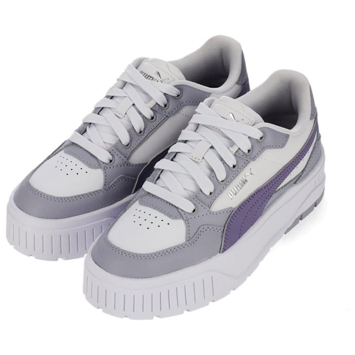Puma Karmen 2 Idol Sneaker Womens White/Lilac/Silver | Studio 88