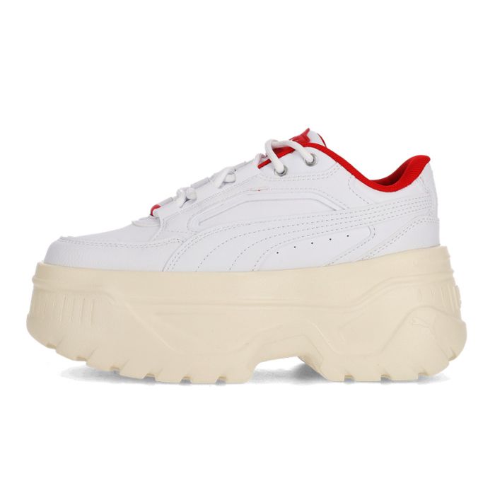 Puma Karmen Xtra Sneaker Womens White/Red | Studio 88