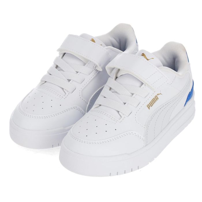 【mi☆】 Puma Shuffle Downtown Low PS Sneaker Kids White/Blue | Studio 88