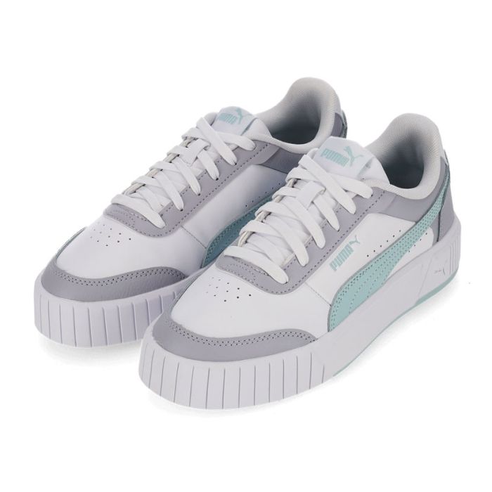 Puma Carina Mia Sneaker Womens White/Fresh/Silver | Studio 88