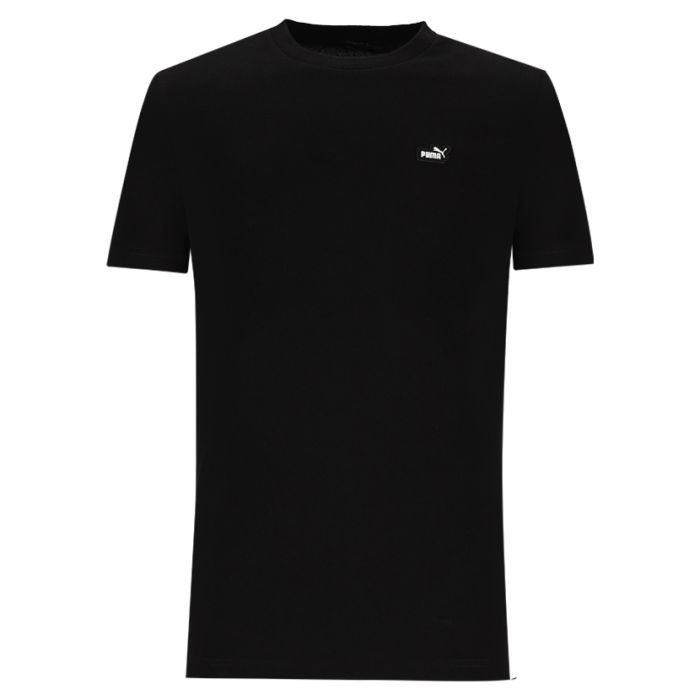 Puma Pique Badge T-Shirt Mens Black | Studio 88