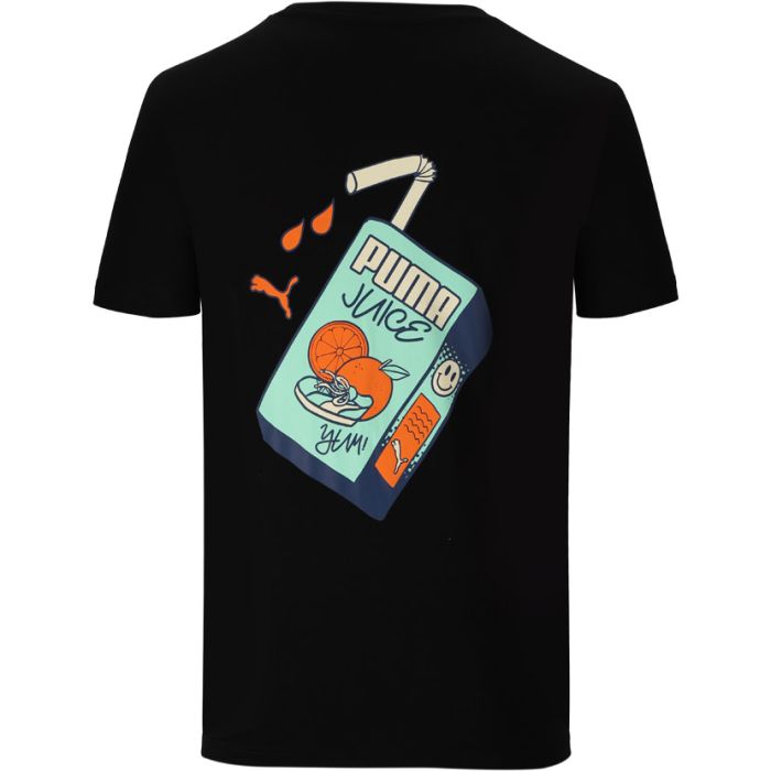 Puma Graphic Juice Slim Fit T-Shirt Mens Black | Studio 88