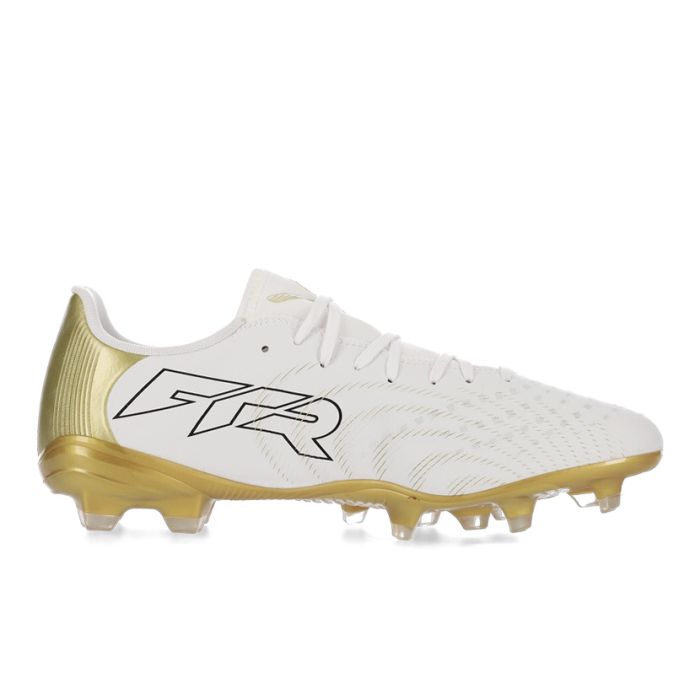 Puma Future 9 Play FG/AG Soccer Boots Mens White/Gold/Black