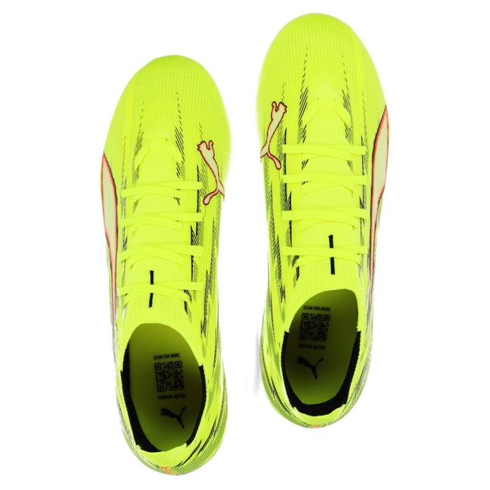 Puma Ultra 6 Match FG/AG Soccer Boots Mens Yellow/Red/Lime | Studio 88