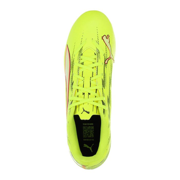 Puma Ultra 6 Play FG/AG Soccer Boots Mens Yellow/Black/Lime