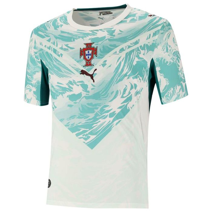 Puma Portugal 26 Away Jersey Mens White/Green | Studio 88