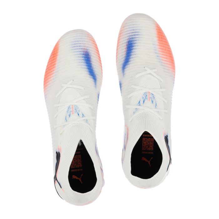 Puma Future 8 Pro FG/AG Soccer Boots Mens White/Red | Studio 88