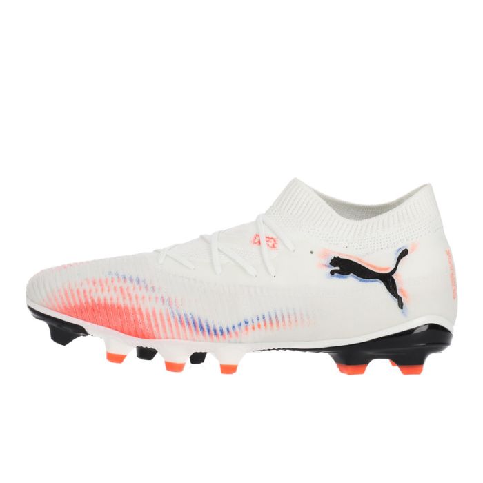 Shop Puma Future 8 Match FG/AG Soccer Boots Mens White/Red