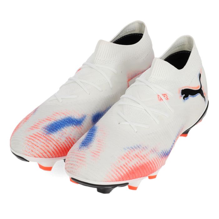 Puma Future 8 Match FG/AG Soccer Boots Mens White/Red