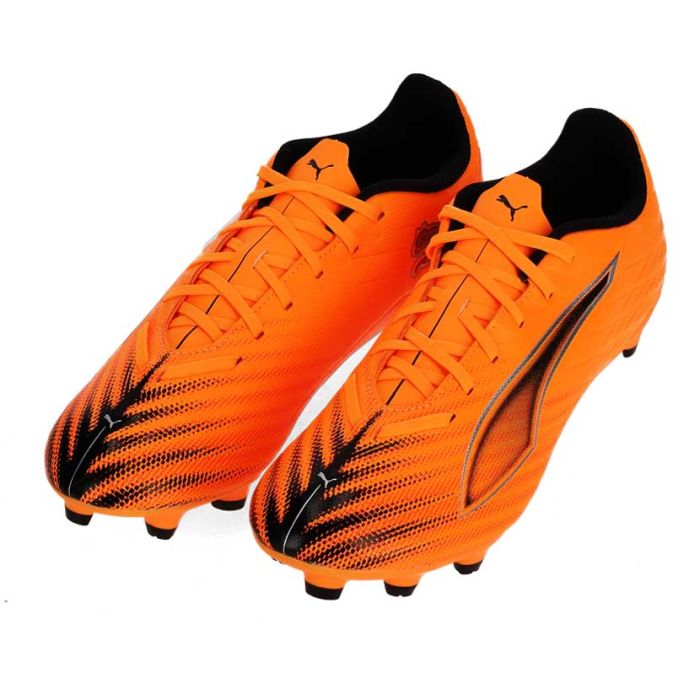 Puma Ultra 6 Play FG/AG Soccer Boots Mens Orange/Fire| Studio 88