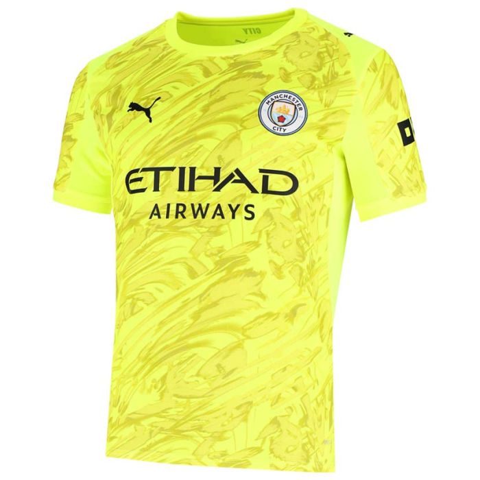 Puma Manchester City 25/26 Goalkeeper Jersey Mens Yellow Studio 88