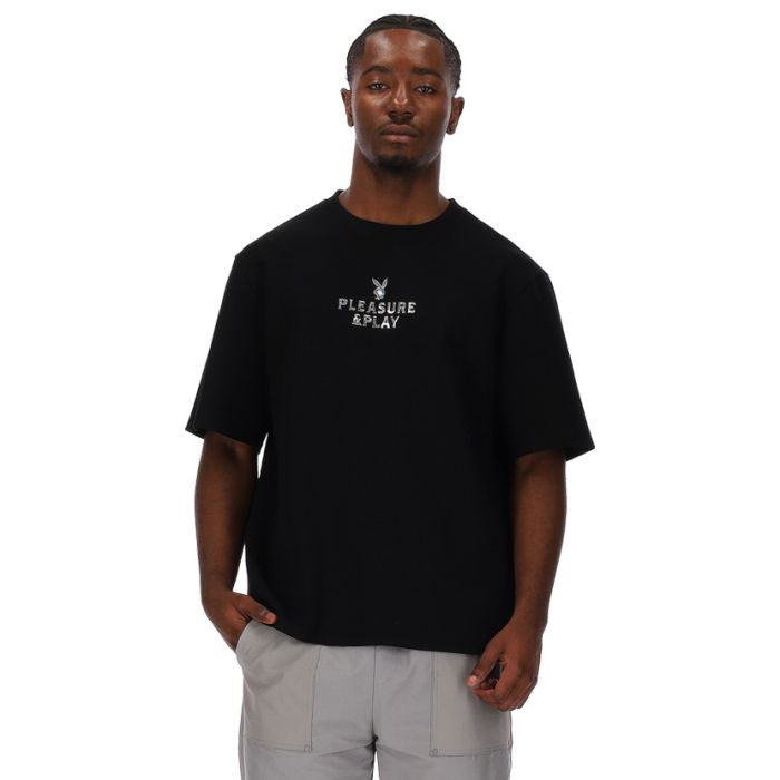 PYB348B-PB-CHROME-BUNNY-TSHIRT-BLK-PB-AW26-MA-0036-V1