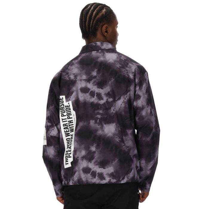 Shop Playboy Bunnyzine Coach Jacket Mens Multi/Grey | Studio 88