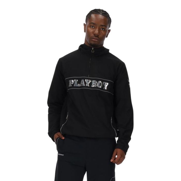 Shop Playboy Metallic Midnight Jacket Mens Black | Studio 88