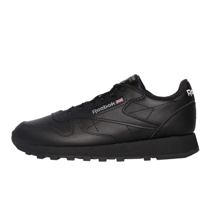 Trainers Classic Leather Black Reebok Leather Shoes Classic