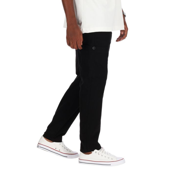SikSilk Loose Fit Cargo Pants Mens Black | Studio 88