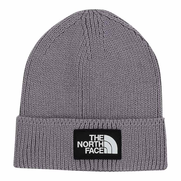 The North Face Box Cuffed Beanie Grey | Studio 88