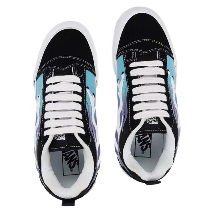 Vans Knu Skool Sneaker Mens Flame Black/Blue | Studio 88