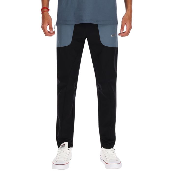 Volkswagen Panel Zip Trackpants Mens Stormy/Black | Studio 88