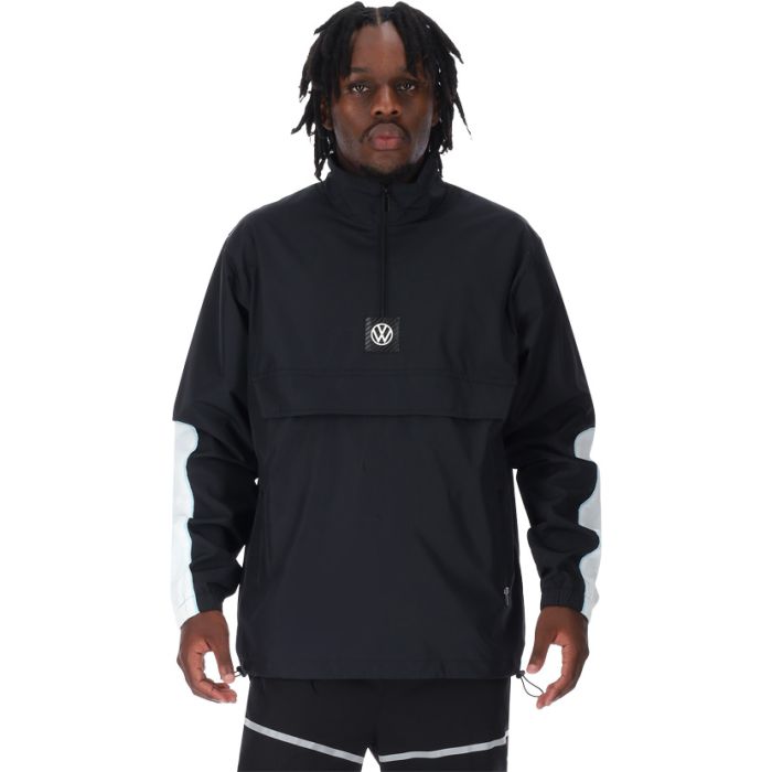 Volkswagen Panel & Piping 3/4 Zip Jacket Mens Black | Studio 88