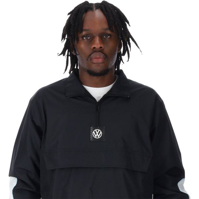 Volkswagen Panel & Piping 3/4 Zip Jacket Mens Black | Studio 88
