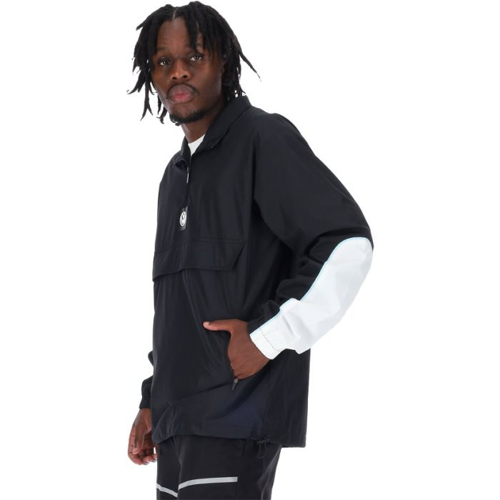 Volkswagen Panel & Piping 3/4 Zip Jacket Mens Black | Studio 88