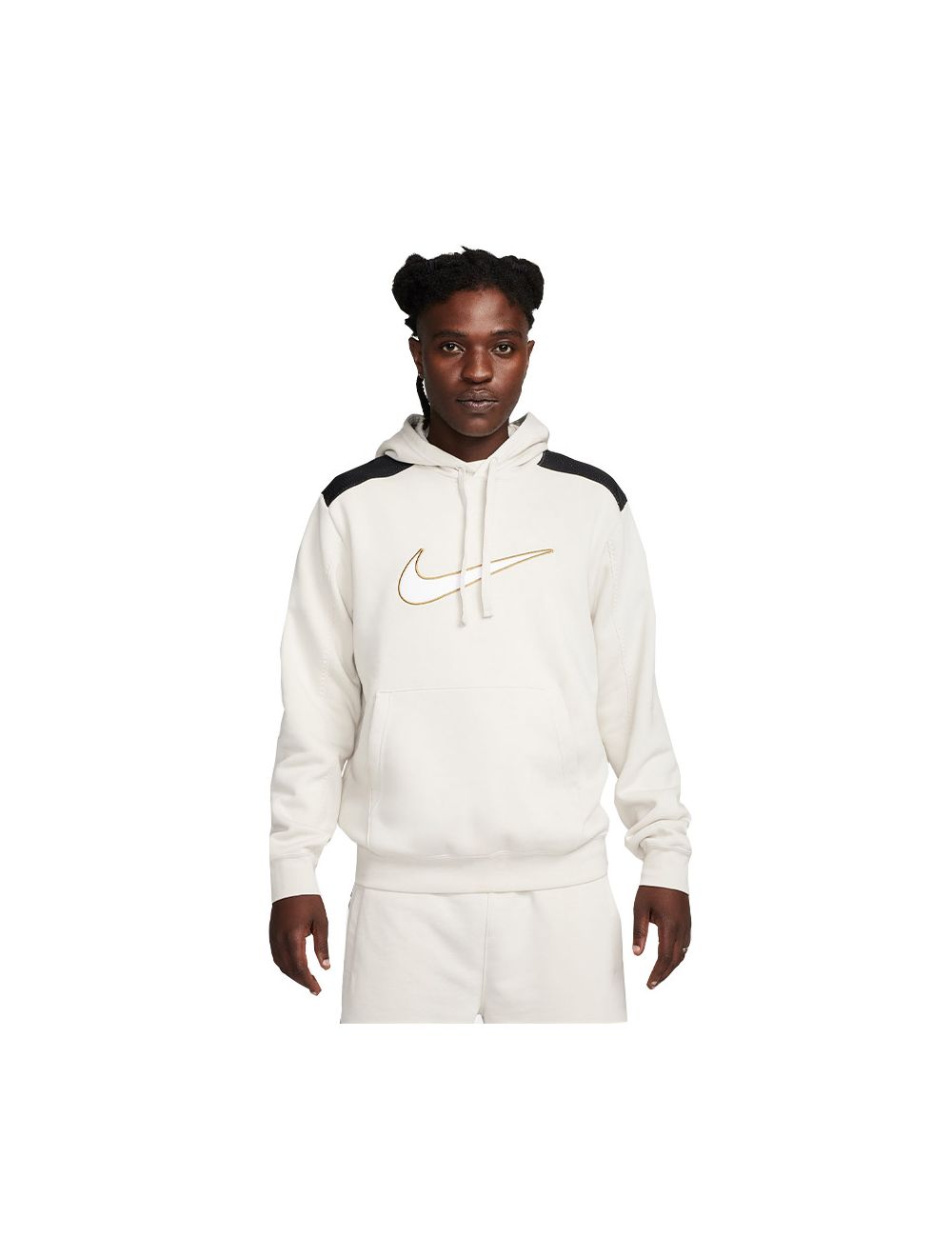 Shop Nike Sportswear Mens Fleece Hoodie Light Brown | Studio 88